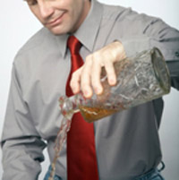 An alcoholic addict refers to that individual who is highly dependant on the drug.
